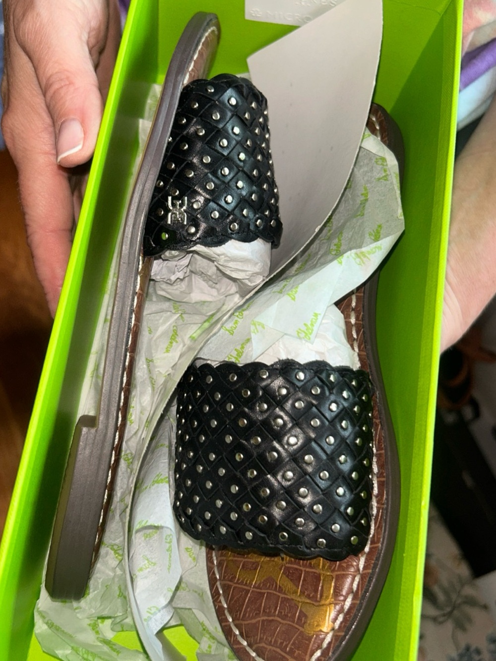 Sam Edelman Geraldine Black Lea 7 1/2 New